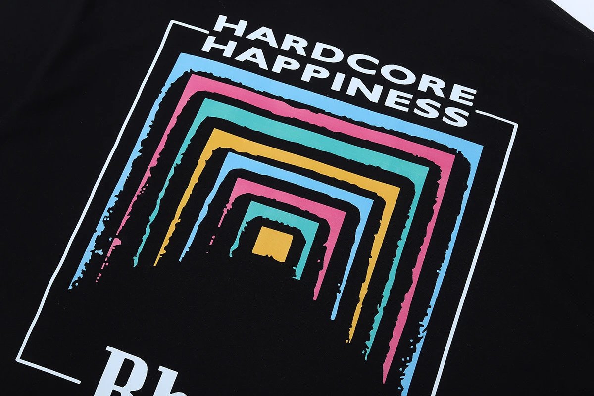 Rhude Rainbow T-Shirt Multicolor - Gallery Image 13 - Detailed View