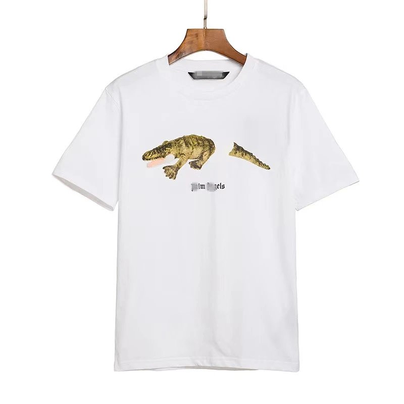 Streetwear Graphic Croc Loose Tee Black - Gallery Image 5 - Detailed View