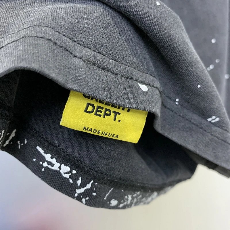Gallery Dept Black Splatter Tee - Gallery Image 8 - Detailed View