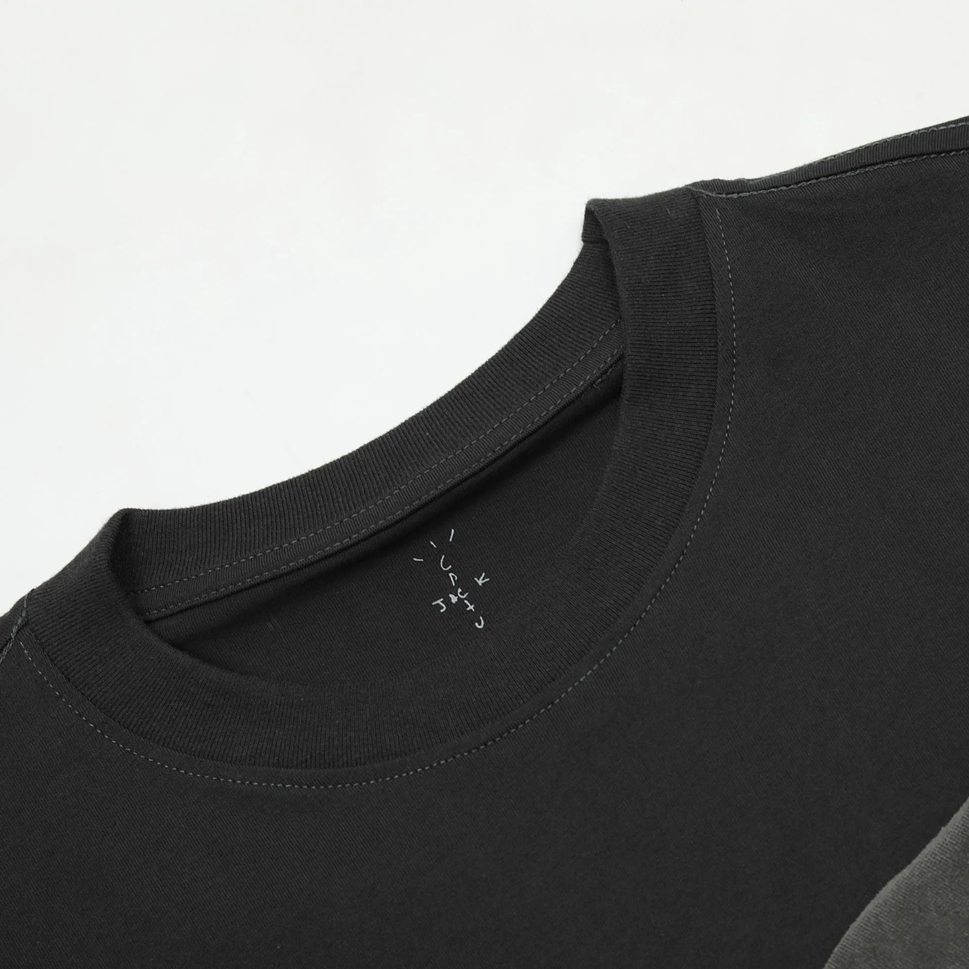 Street Eagle Graphic Cotton Tee Midnight Black - Gallery Image 7 - Detailed View
