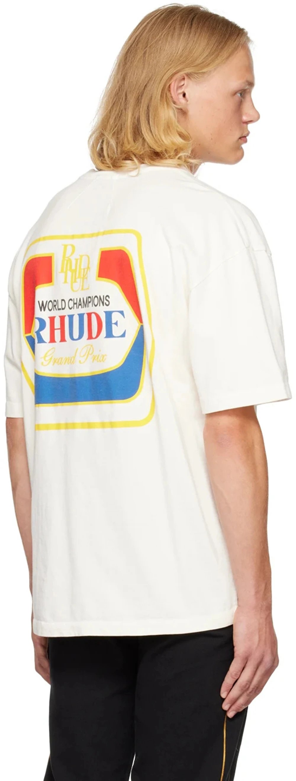 RHude Wheat Logo Tee Multicolor - Gallery Image 12 - Detailed View