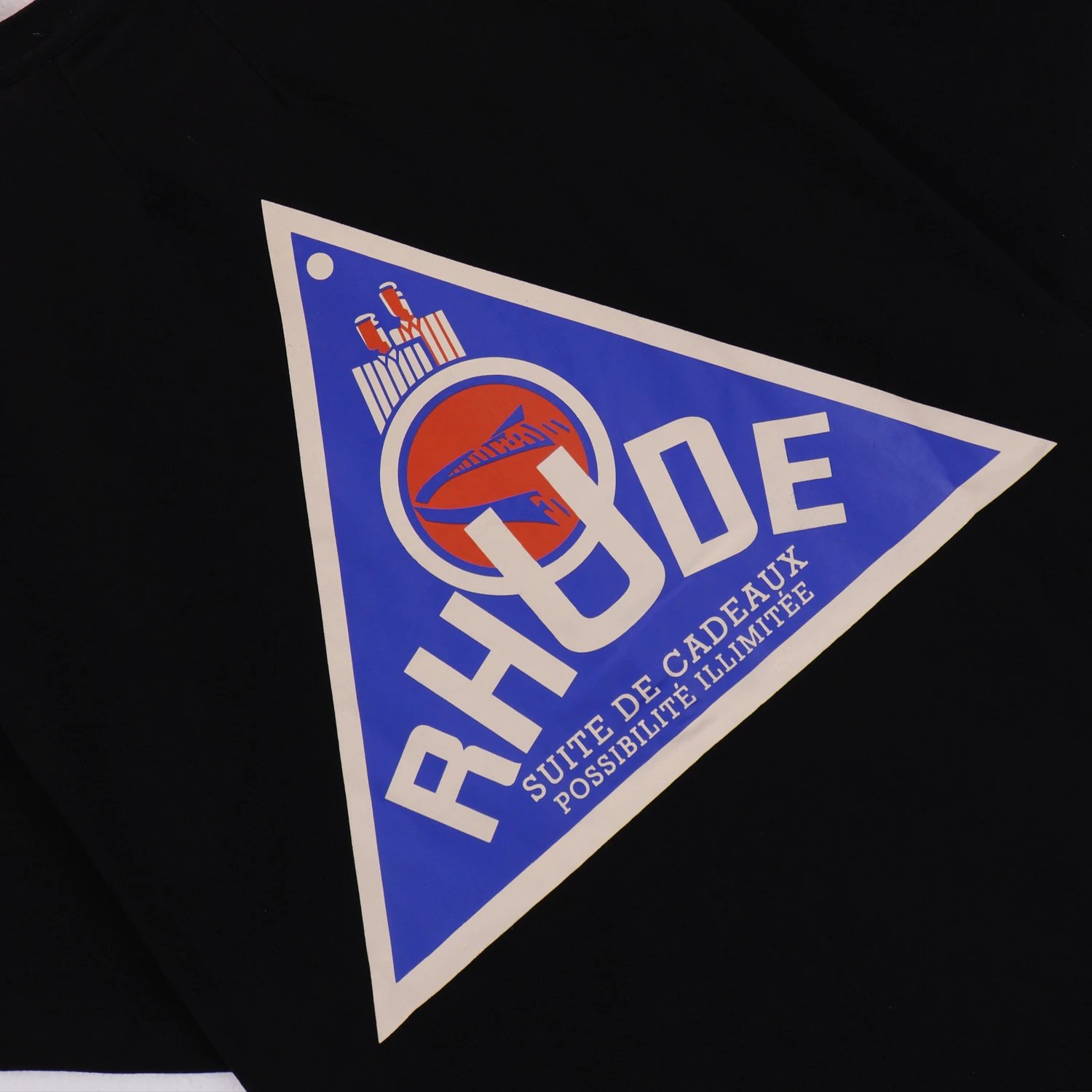 Rhude Graphic Tee Black - Gallery Image 7 - Detailed View