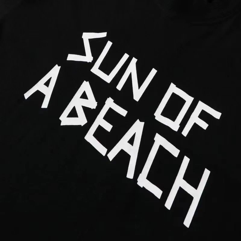 High Street Cotton Graphic Tee Ivory White - Gallery Image 4 - Detailed View