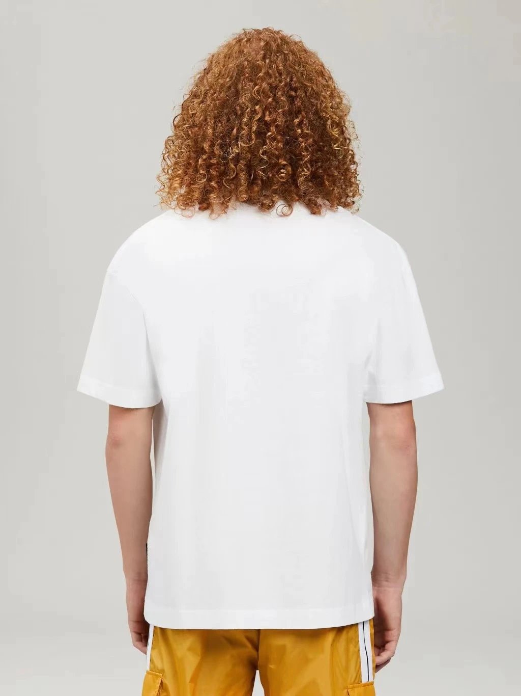 High Street Cotton Graphic Tee Ivory White - Gallery Image 12 - Detailed View