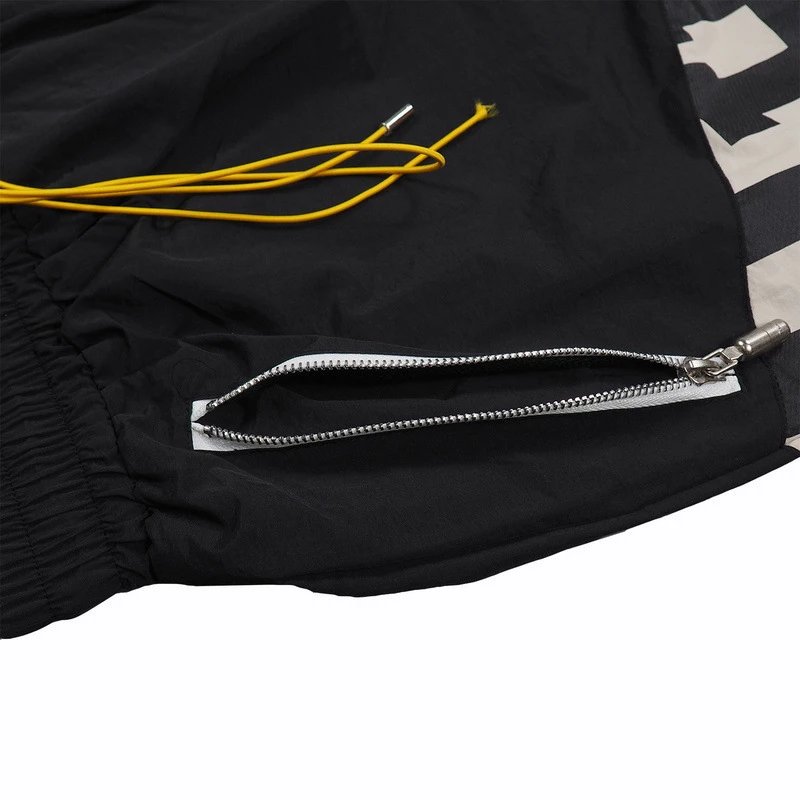 Rhude Colorblock Drawstring Shorts Blue - Gallery Image 9 - Detailed View