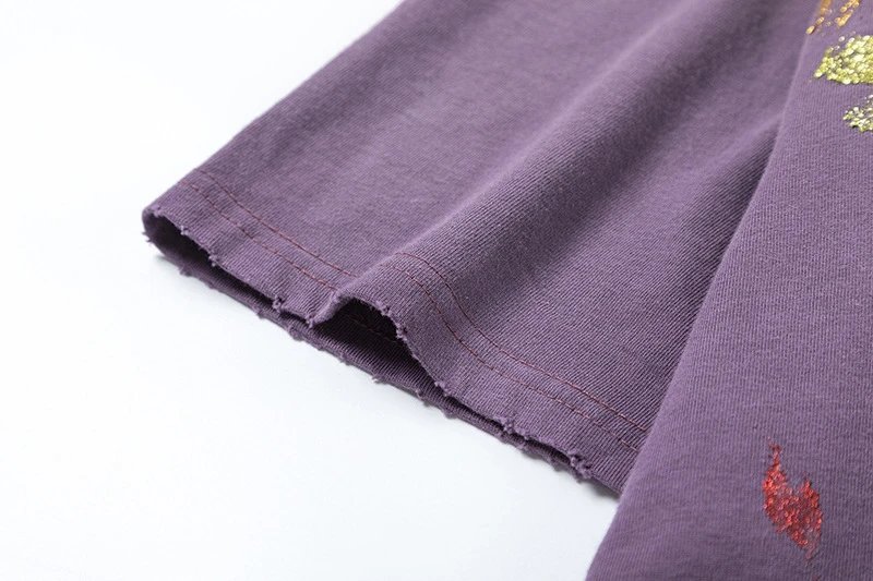 Saint Louis Vintage T-Shirt Purple - Gallery Image 6 - Detailed View