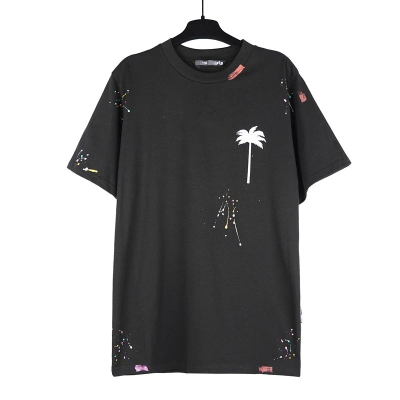 Street Style Palm Tree Tee Ink Black - Gallery Image 2 - Detailed View