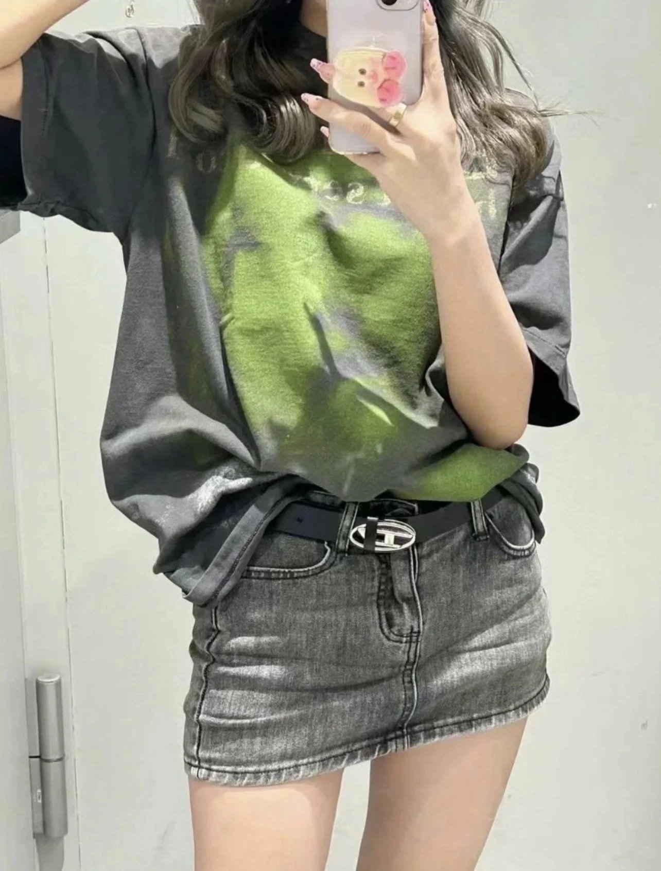 Saint Abstract Print T-Shirt Multi - Gallery Image 8 - Detailed View