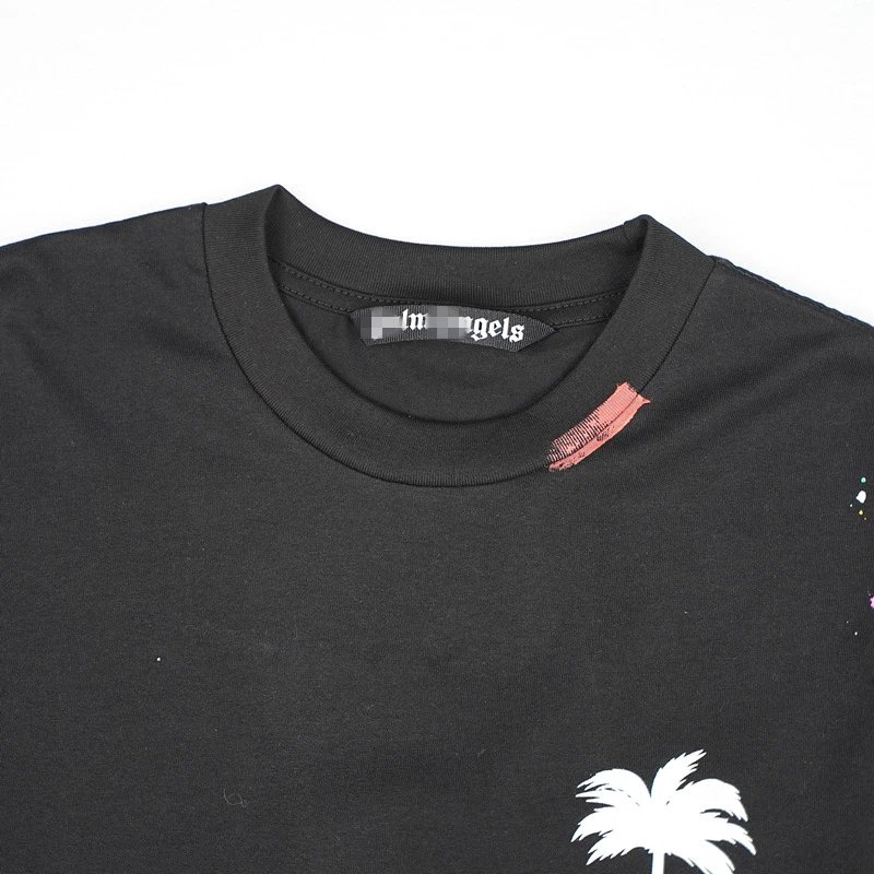 Street Style Palm Tree Tee Ink Black - Gallery Image 5 - Detailed View