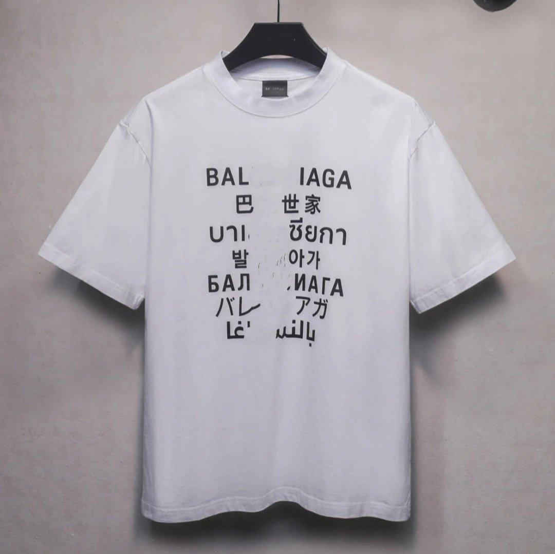 Crew Neck Cotton Graphic Tee Unisex Onyx - Gallery Image 3 - Detailed View