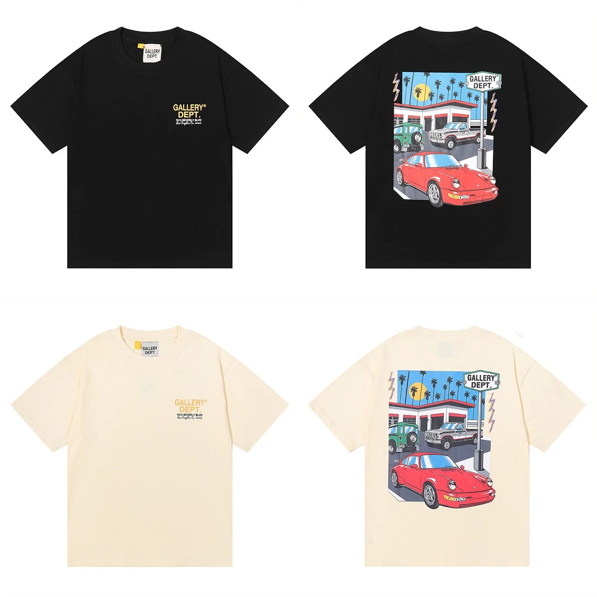 Gallery Dept Car Print T-Shirt Multi - Related Product - Cnfans