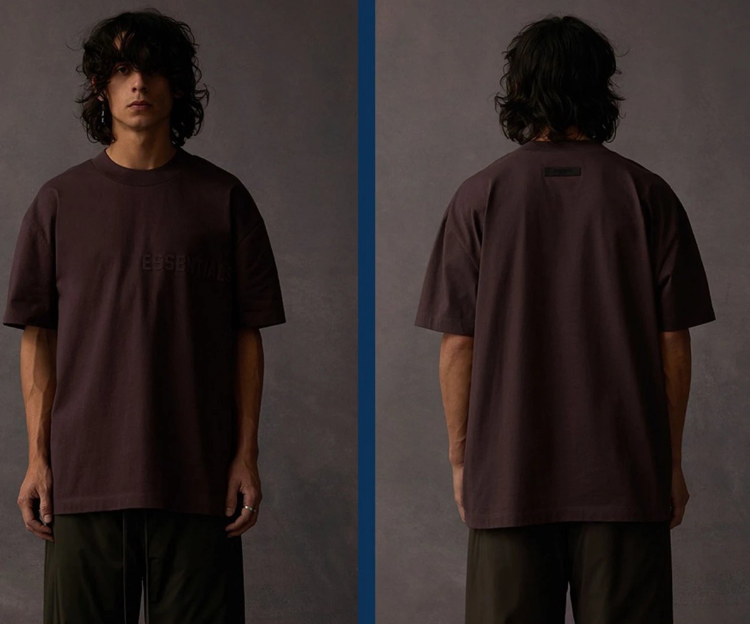 High-Street Cotton Tee Beige - Gallery Image 5 - Detailed View