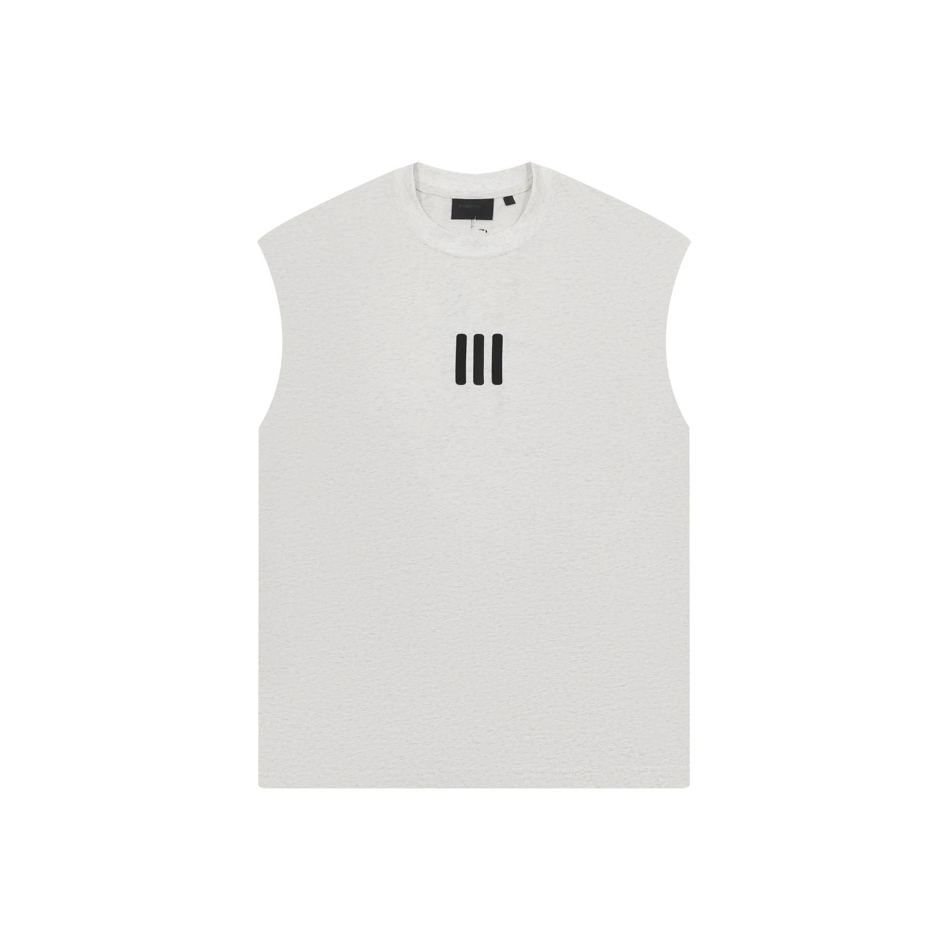 Sleeveless High-Street Vest Ivory - Gallery Image 3 - Detailed View