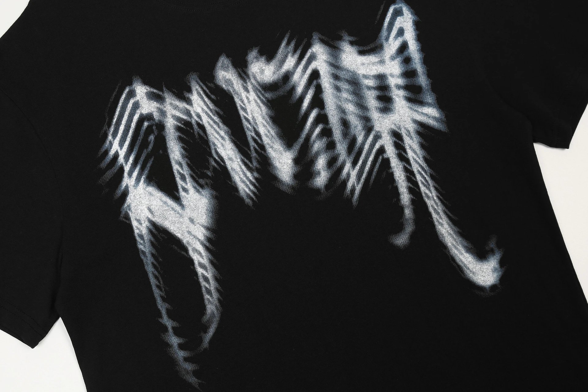 Hip Hop Print Tee Ebony - Gallery Image 10 - Detailed View