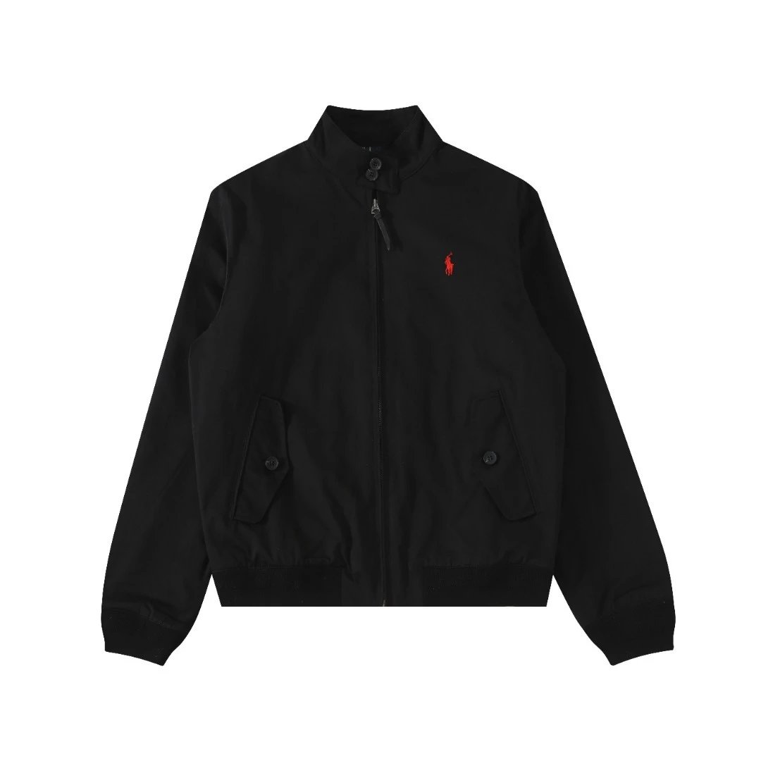 Men's Harrington Jacket Workwear Style Sky Blue - Gallery Image 6 - Detailed View