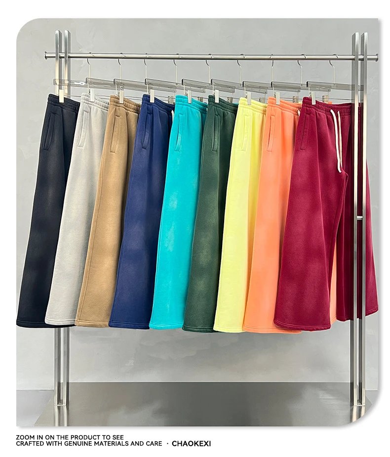 Retro Baggy Autumn/Winter Sweatpants Umber - Gallery Image 14 - Detailed View