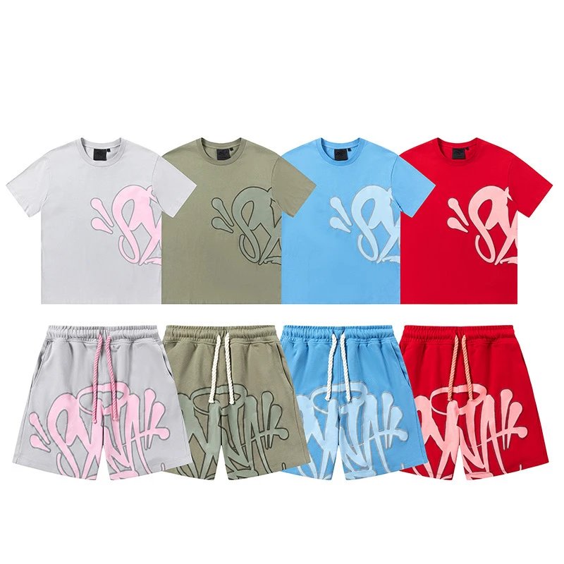 SYN Printed Y2K Streetwear Set Multicolor - High Quality Product Image - Cnfans
