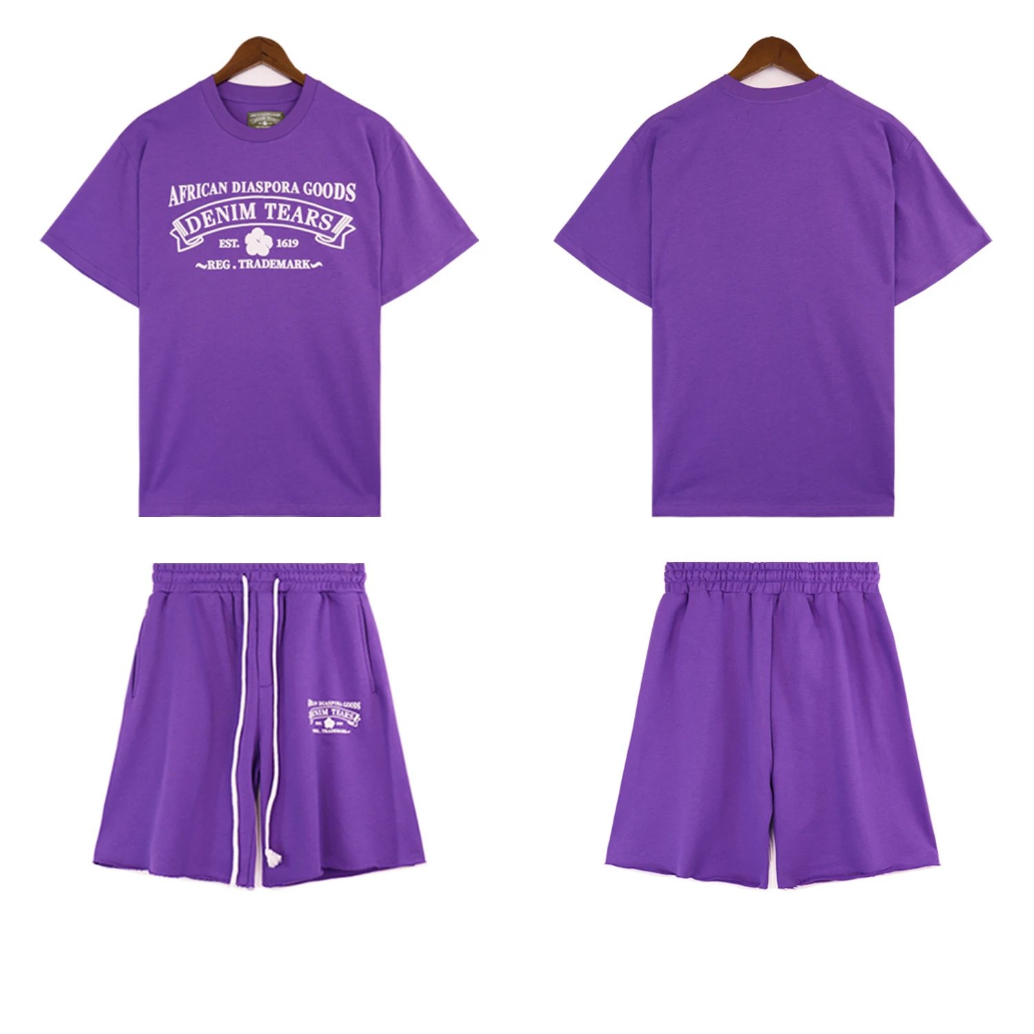 Denim Tears Multi-Color Tee Set - Gallery Image 4 - Detailed View