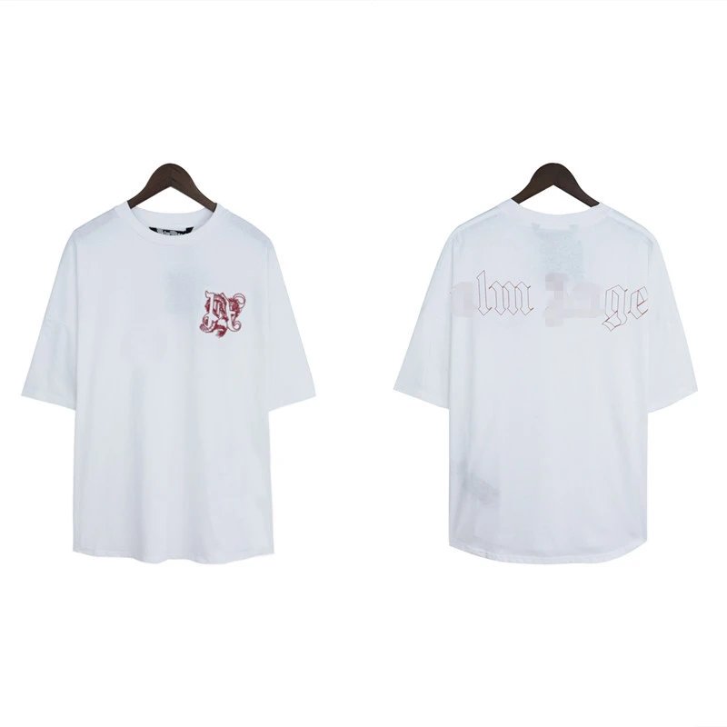 Streetwear Dragon Embroidered Cotton Tee White - Related Product - Cnfans