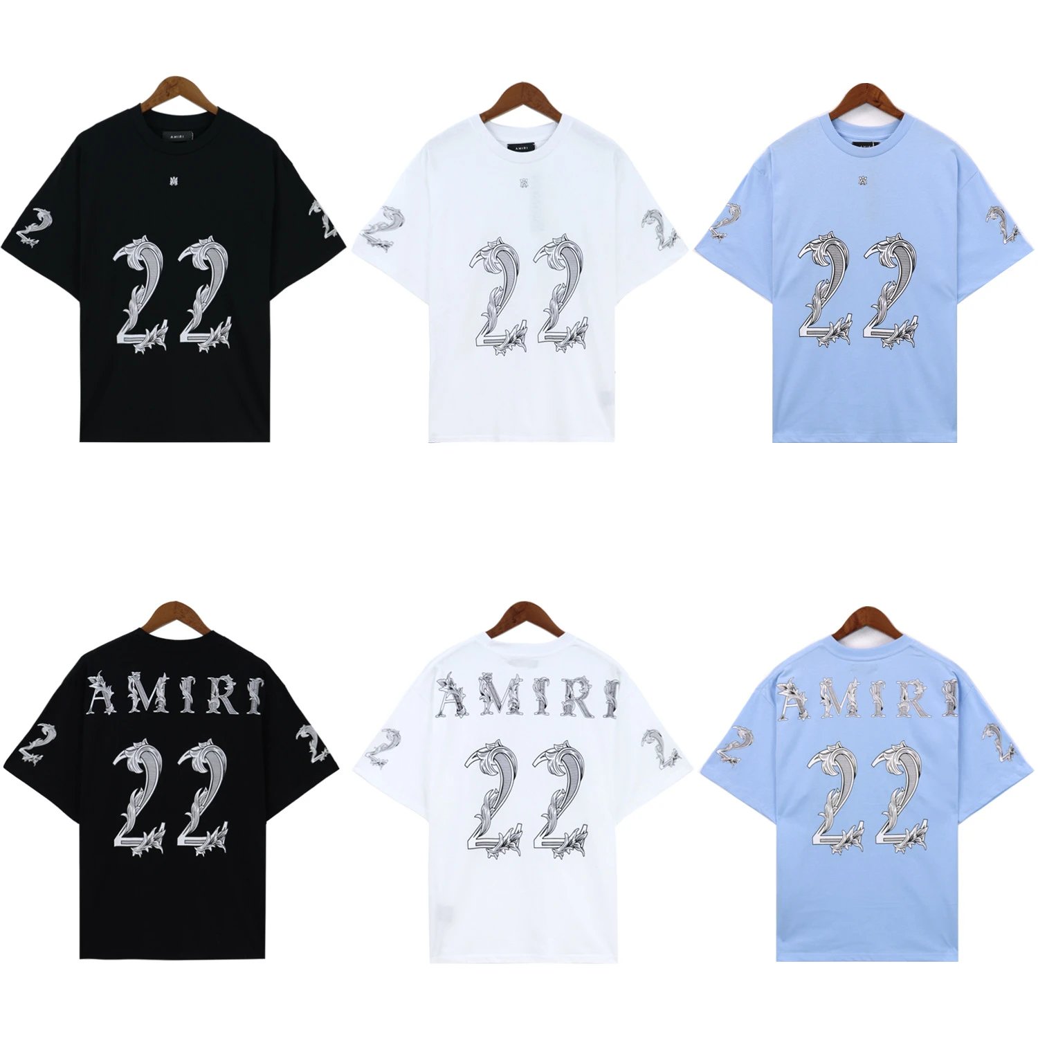 Amiri Logo Tee Multi - High Quality Product Image - Cnfans