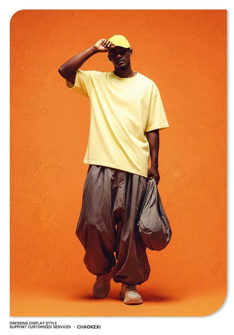 Men's Retro Short Sleeve Tee Basic Top Cerulean - Gallery Image 6 - Detailed View