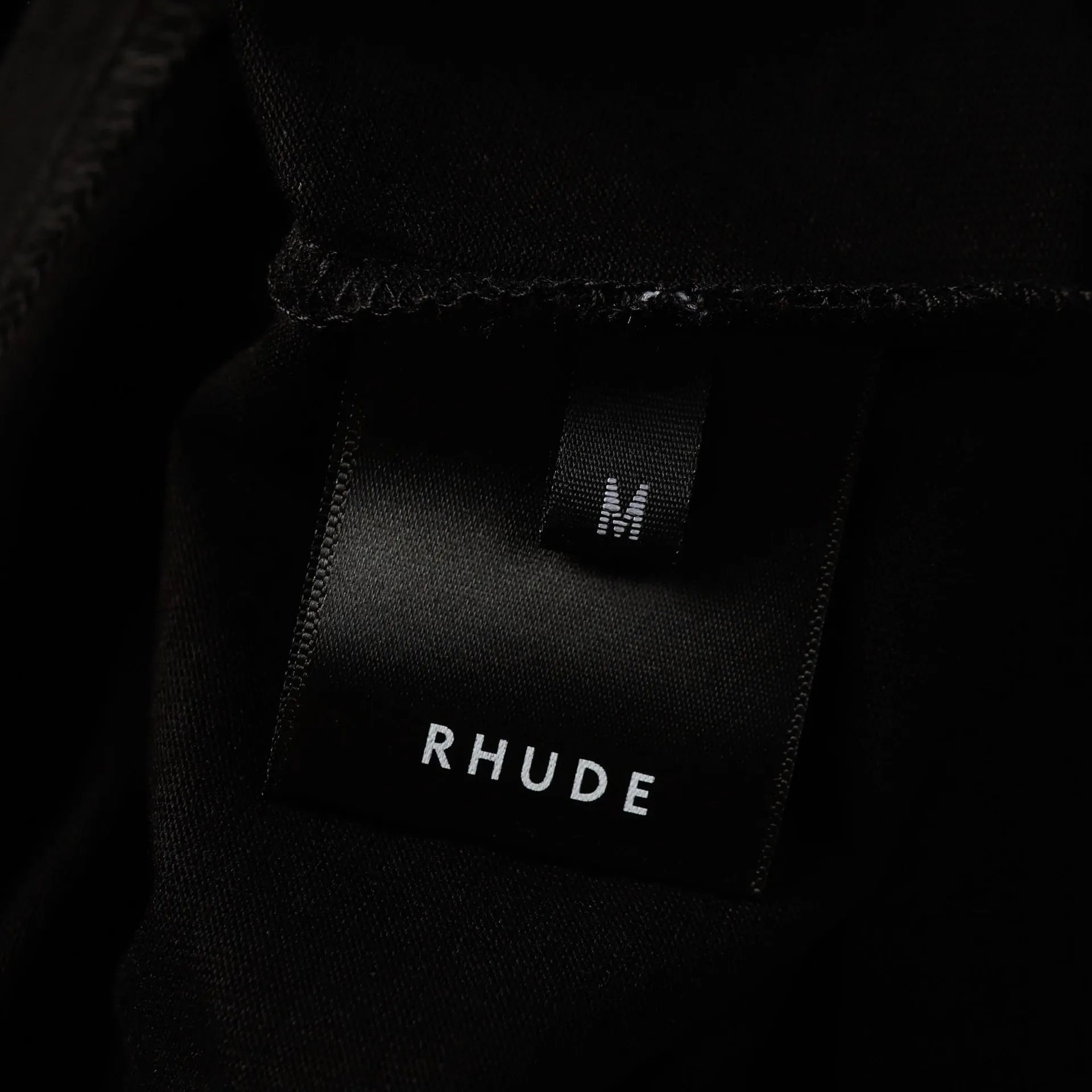 Rhude Motorsport Club T-Shirt Black - Gallery Image 8 - Detailed View