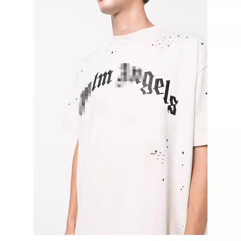 Distressed Graphic Tee Vintage Ivory - Gallery Image 13 - Detailed View