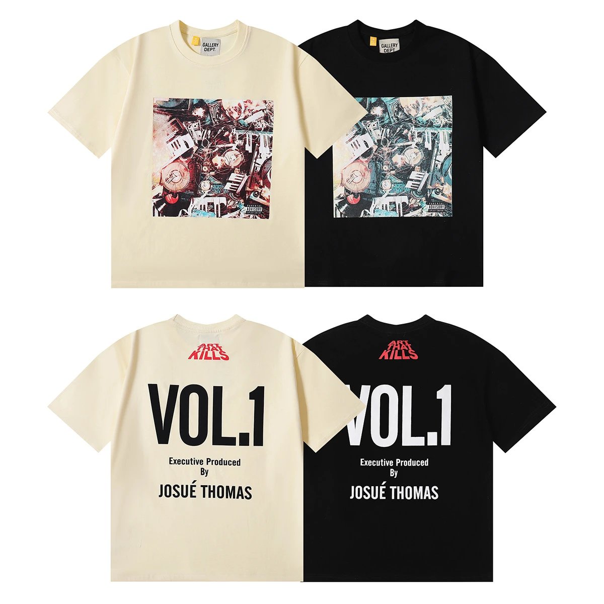 Gallery Dept Vintage T-Shirt Beige - Gallery Image 2 - Detailed View