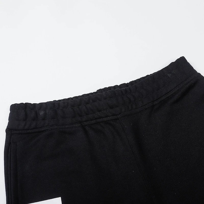 CDG Play Cotton Pants Black Grey - Gallery Image 14 - Detailed View