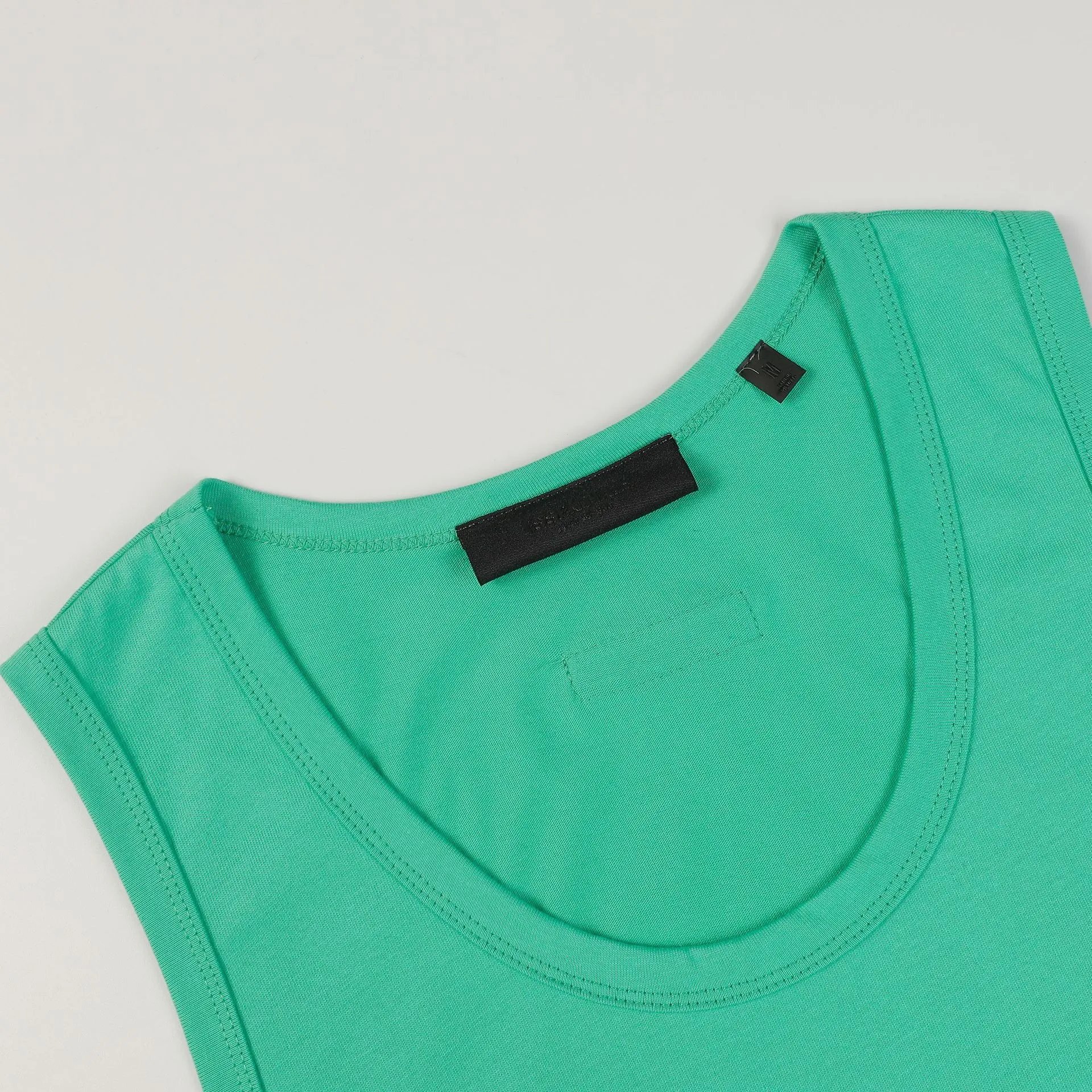 Sleeveless Tank Top Sage - Gallery Image 8 - Detailed View