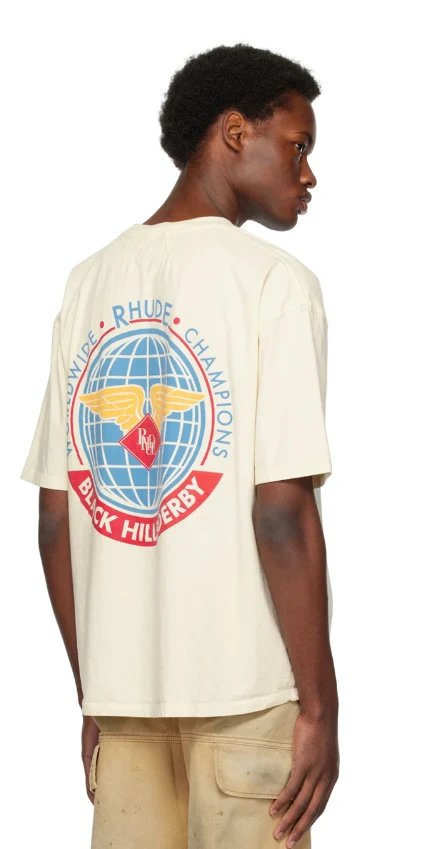 Rhude Wings Logo T-Shirt Multi - Gallery Image 11 - Detailed View