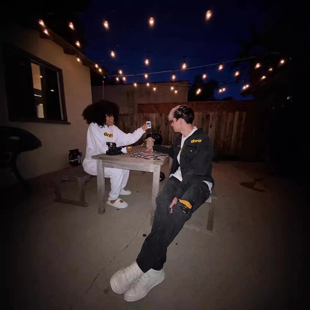 Distressed Washed Denim Streetwear Pants Charcoal - Gallery Image 10 - Detailed View