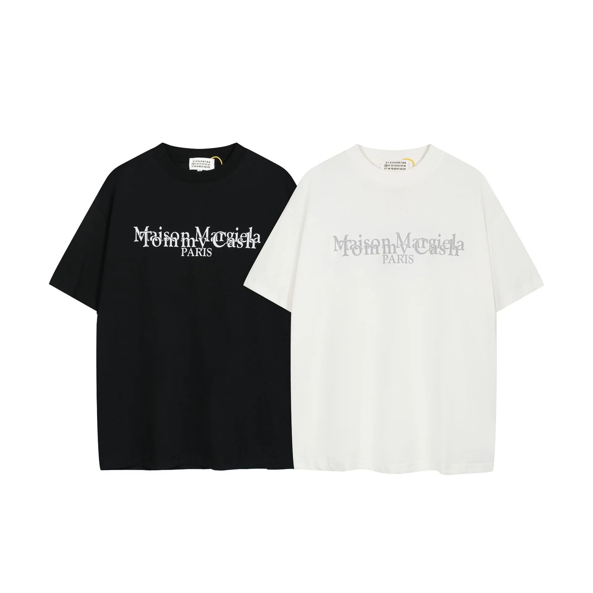 Maison Margiela Cotton Tee Multicolor - Gallery Image 3 - Detailed View