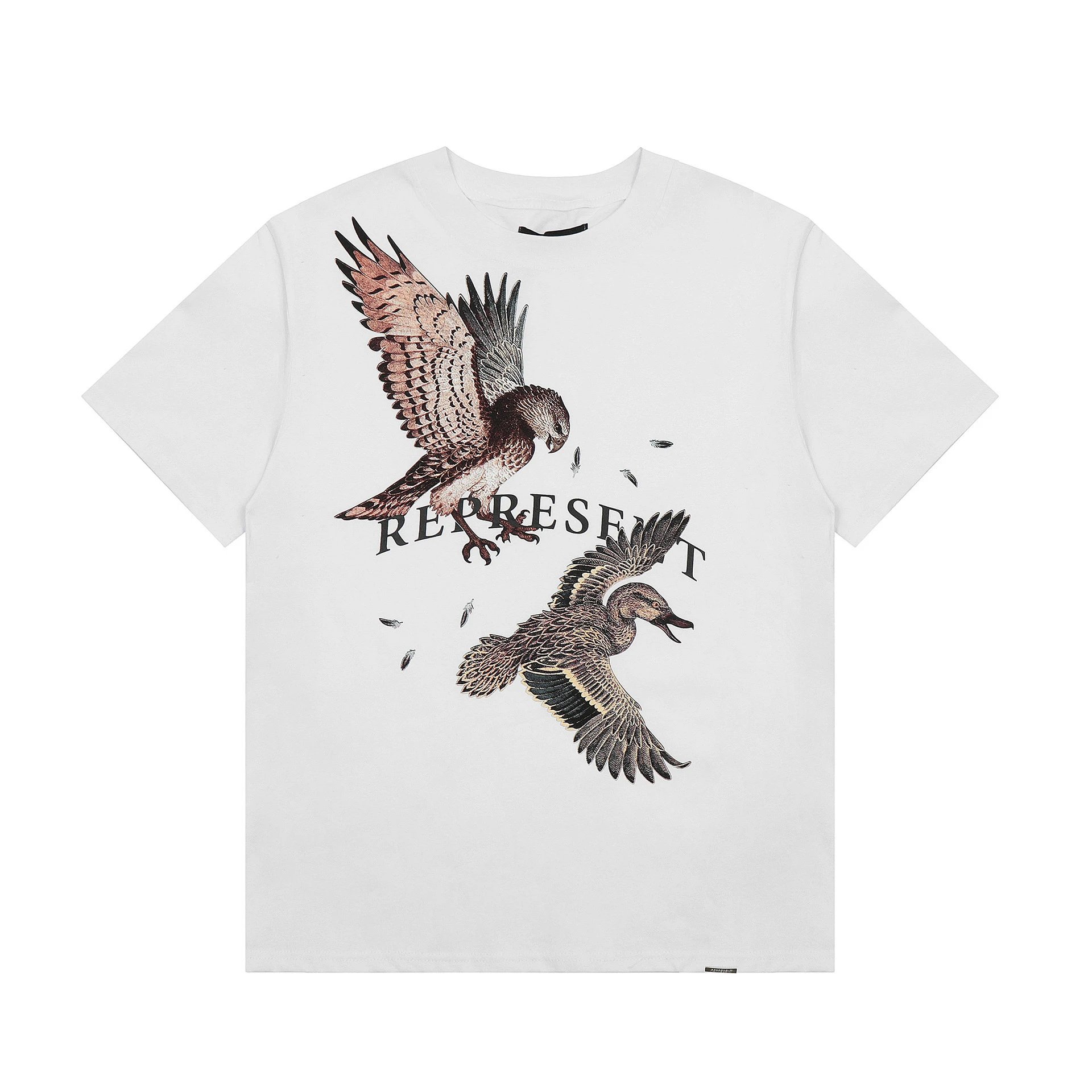 Represent Hunting Eagle Tee Black/White - Gallery Image 2 - Detailed View