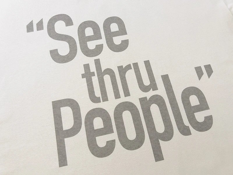 Gallery Dept See Thru Tee White - Gallery Image 8 - Detailed View