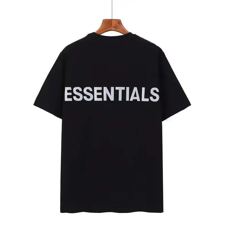 Streetwear Cotton Oversized T-Shirt Midnight Black - Essentials - Cnfans - $20.65