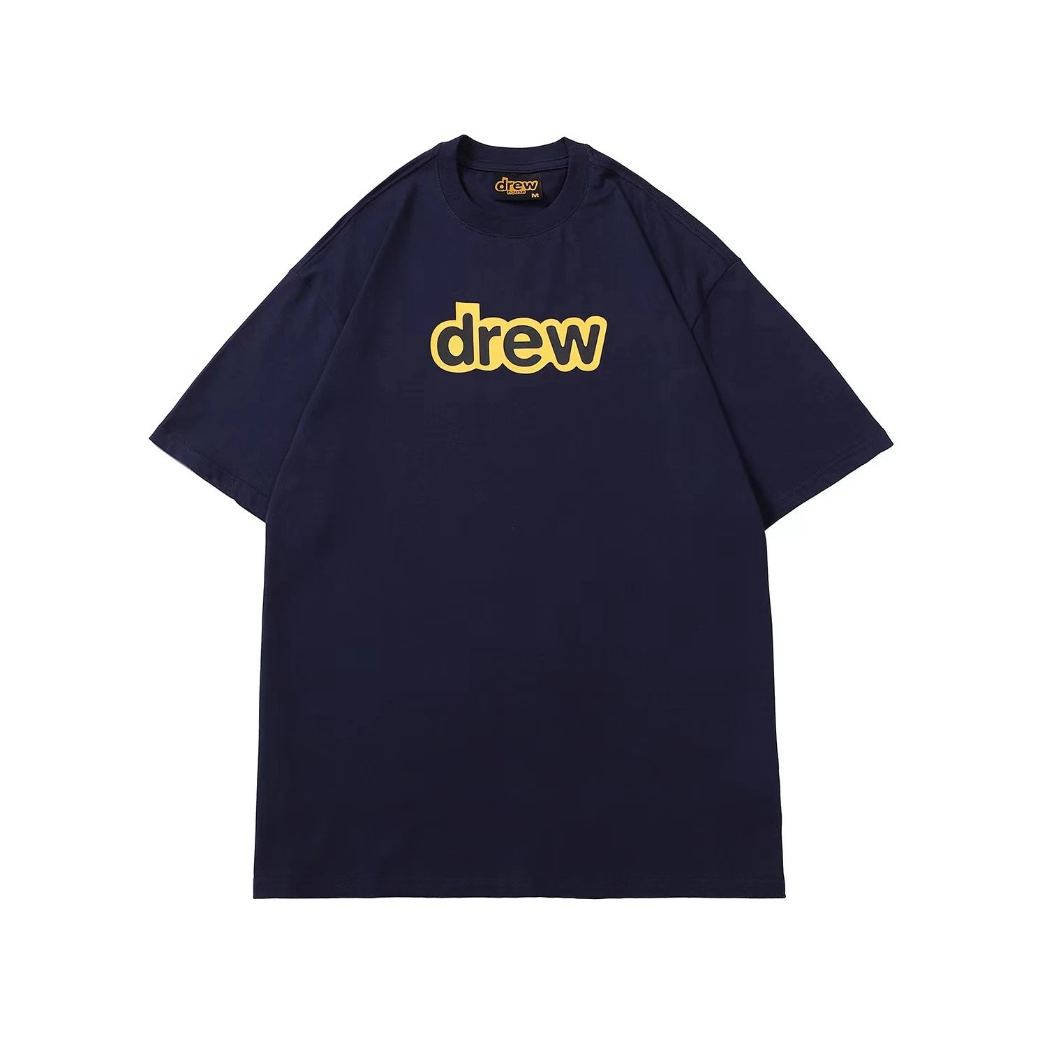 Oversized Streetwear Cotton T-Shirt Navy Blue - Related Product - Cnfans