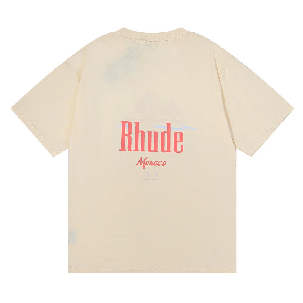 Rhude Sail Print Tee Multi - Gallery Image 6 - Detailed View