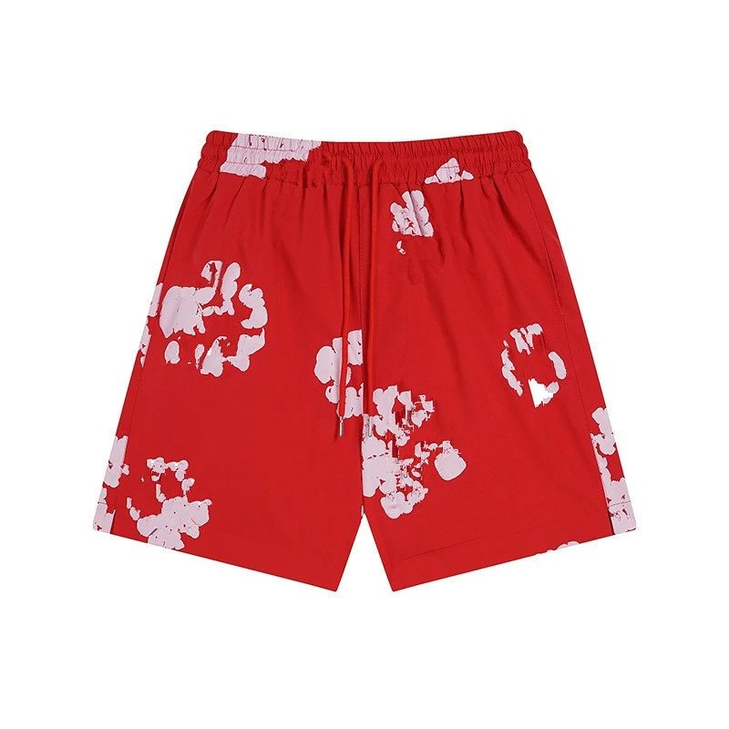 Casual Printed Shorts Ash Gray - DenimTears - Cnfans - $23.55