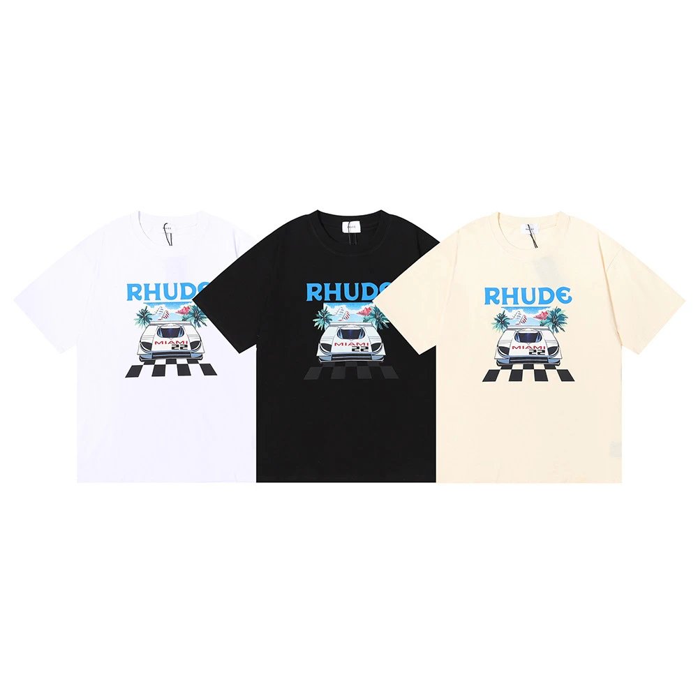 Rhude Racing Logo T-Shirt Multi - Related Product - Cnfans