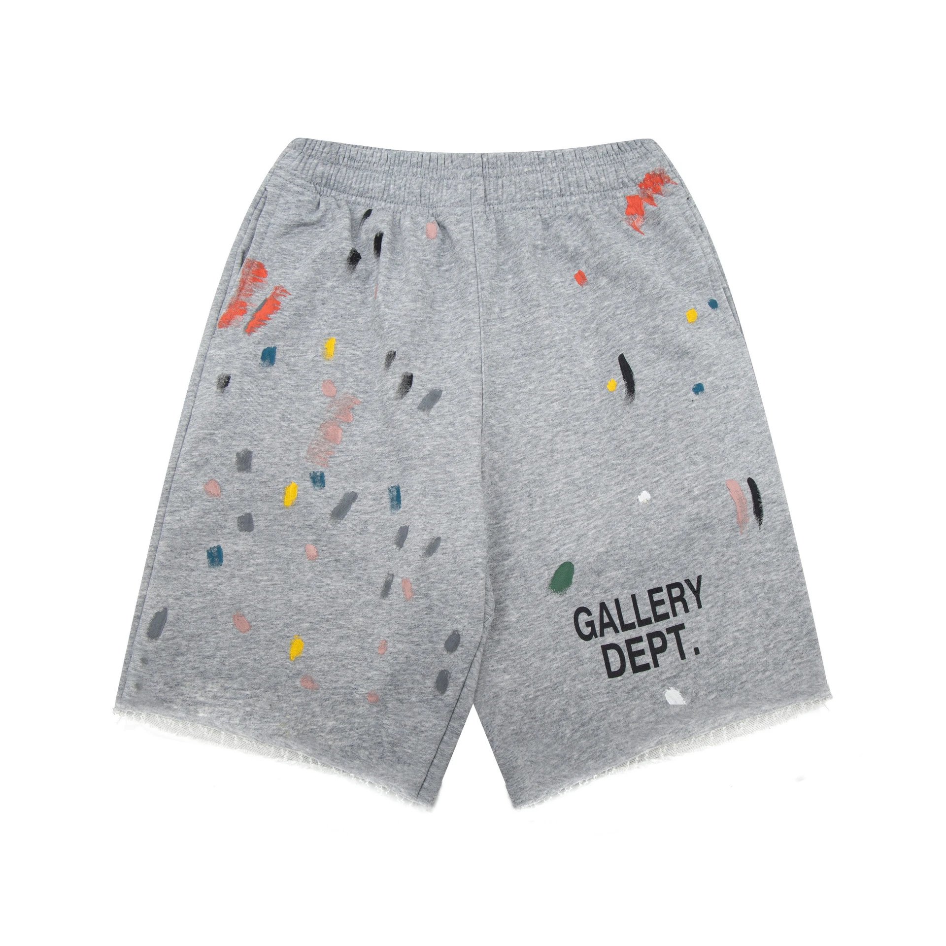 Gallery Dept Paint Shorts Grey - Gallery Image 2 - Detailed View