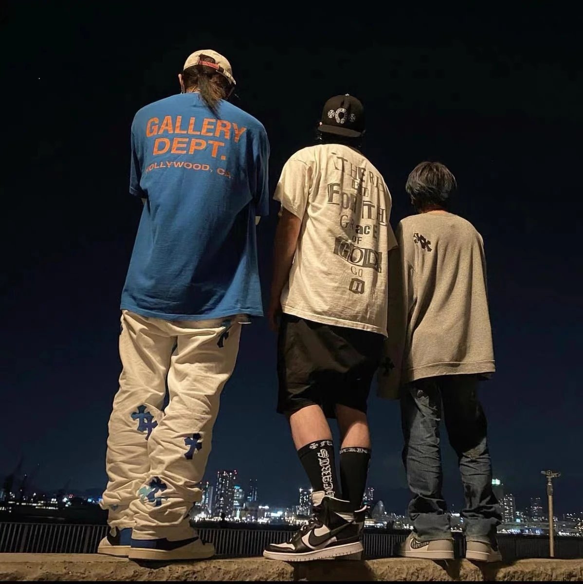 Gallery Dept Blue/White Tee - Gallery Image 11 - Detailed View