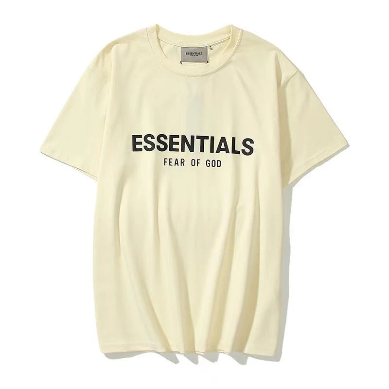 Streetwear Cotton Summer Tee Ivory - Gallery Image 6 - Detailed View