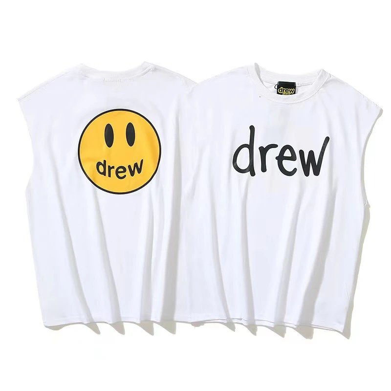 Vintage Sleeveless Graphic Tee Snow White - Drew(Drew House) - Cnfans - $17.10