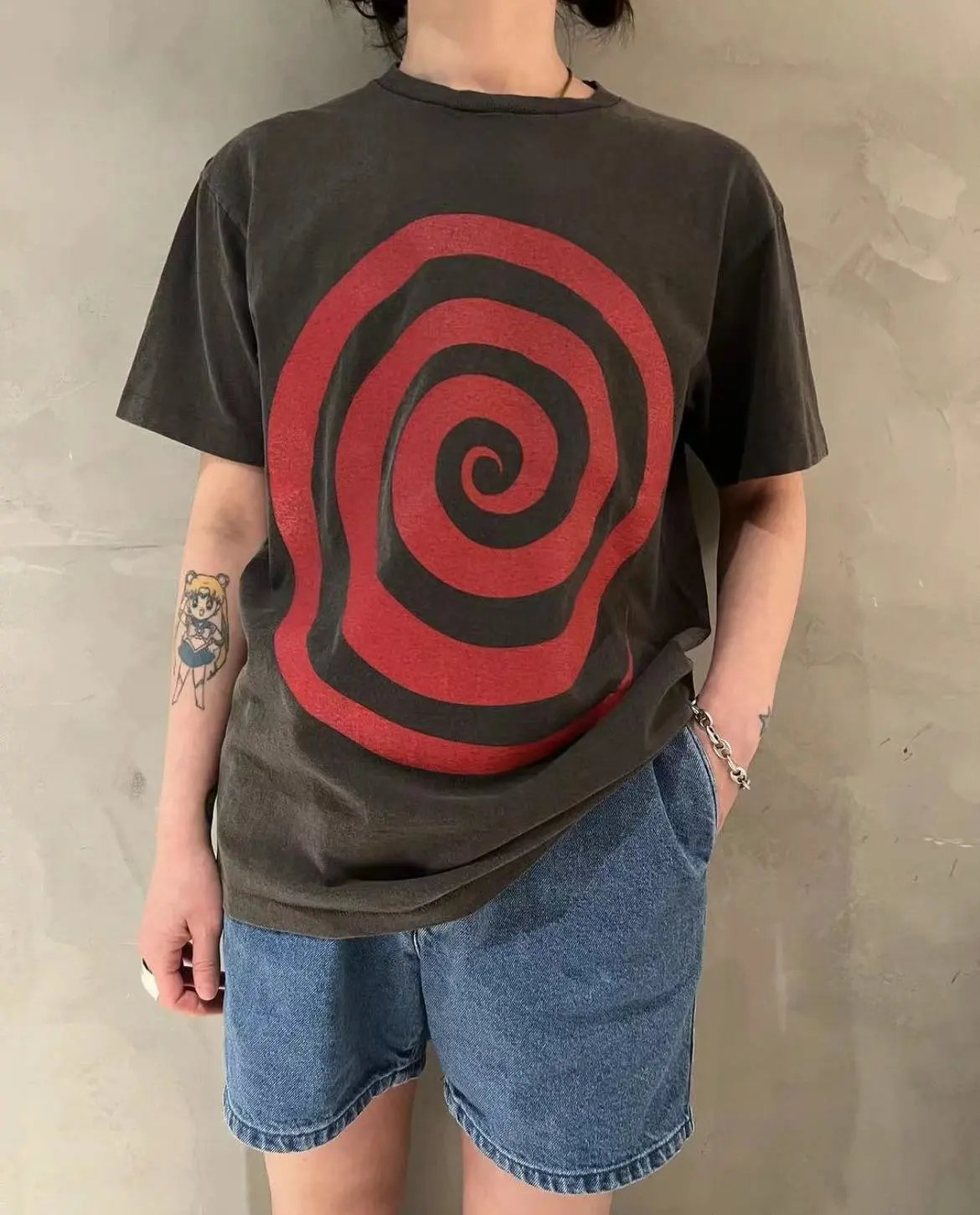 Gallery Dept Black Spiral Tee - Gallery Image 13 - Detailed View