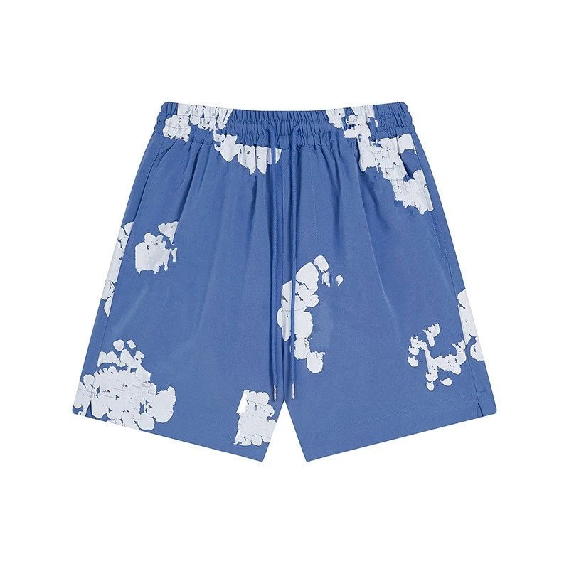 Streetwear Casual Shorts Dove Gray - Sssaint Louis - Cnfans - $23.55