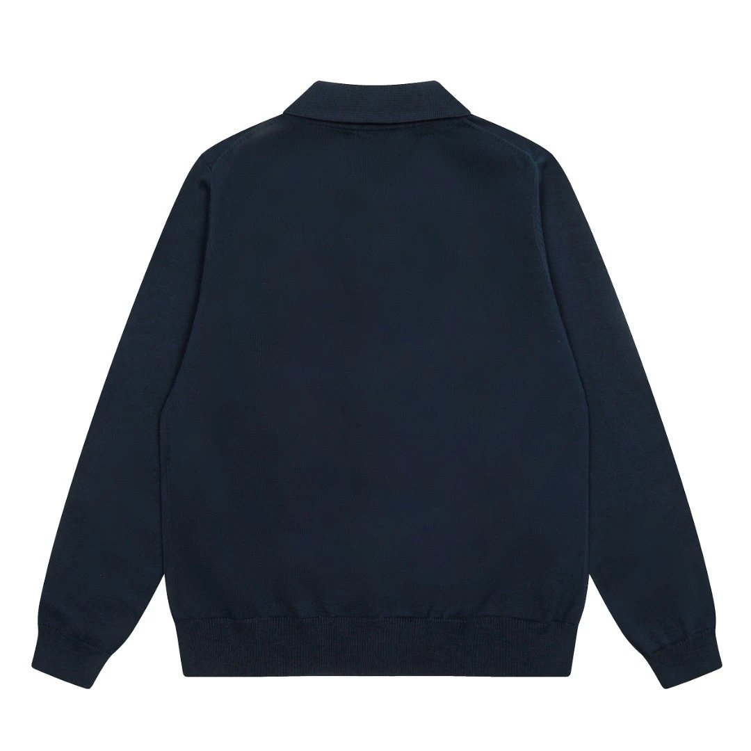 Classic Knit Cardigan Long Sleeve Ivory - Gallery Image 3 - Detailed View