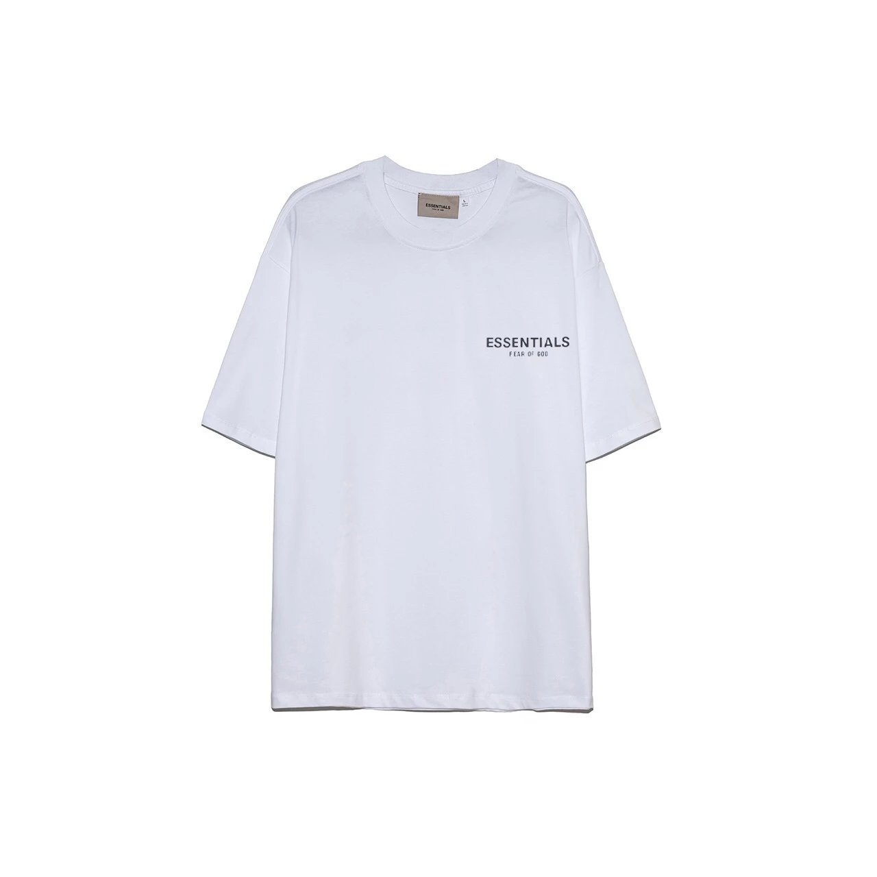 Glacier Graphic Cotton Streetwear Tee Ebony - Gallery Image 4 - Detailed View