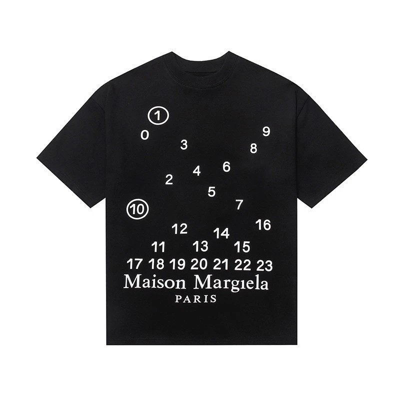 Maison Margiela Logo Tee Multicolor - Gallery Image 13 - Detailed View