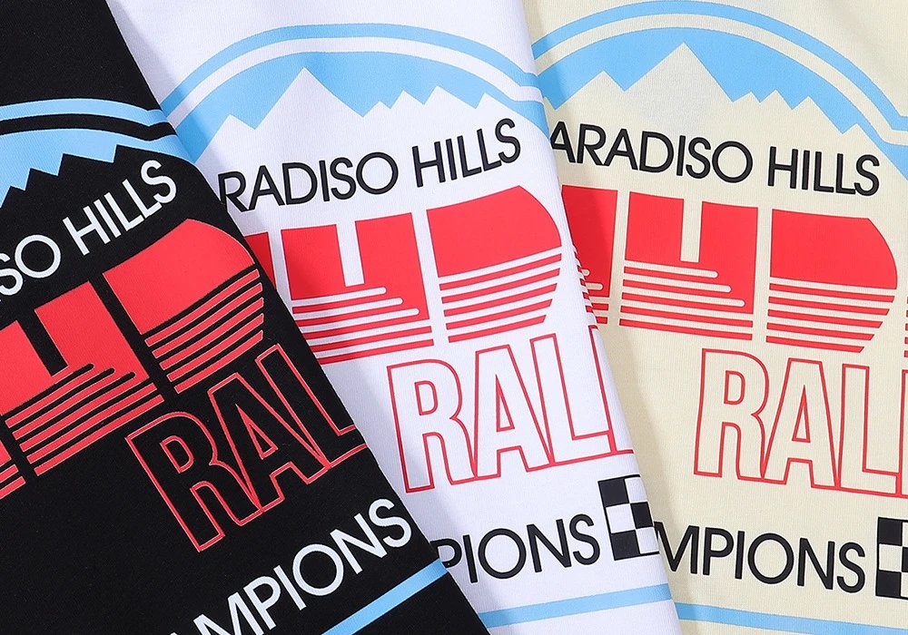 Rhude Rally Graphic T-Shirt Multicolor - Gallery Image 8 - Detailed View
